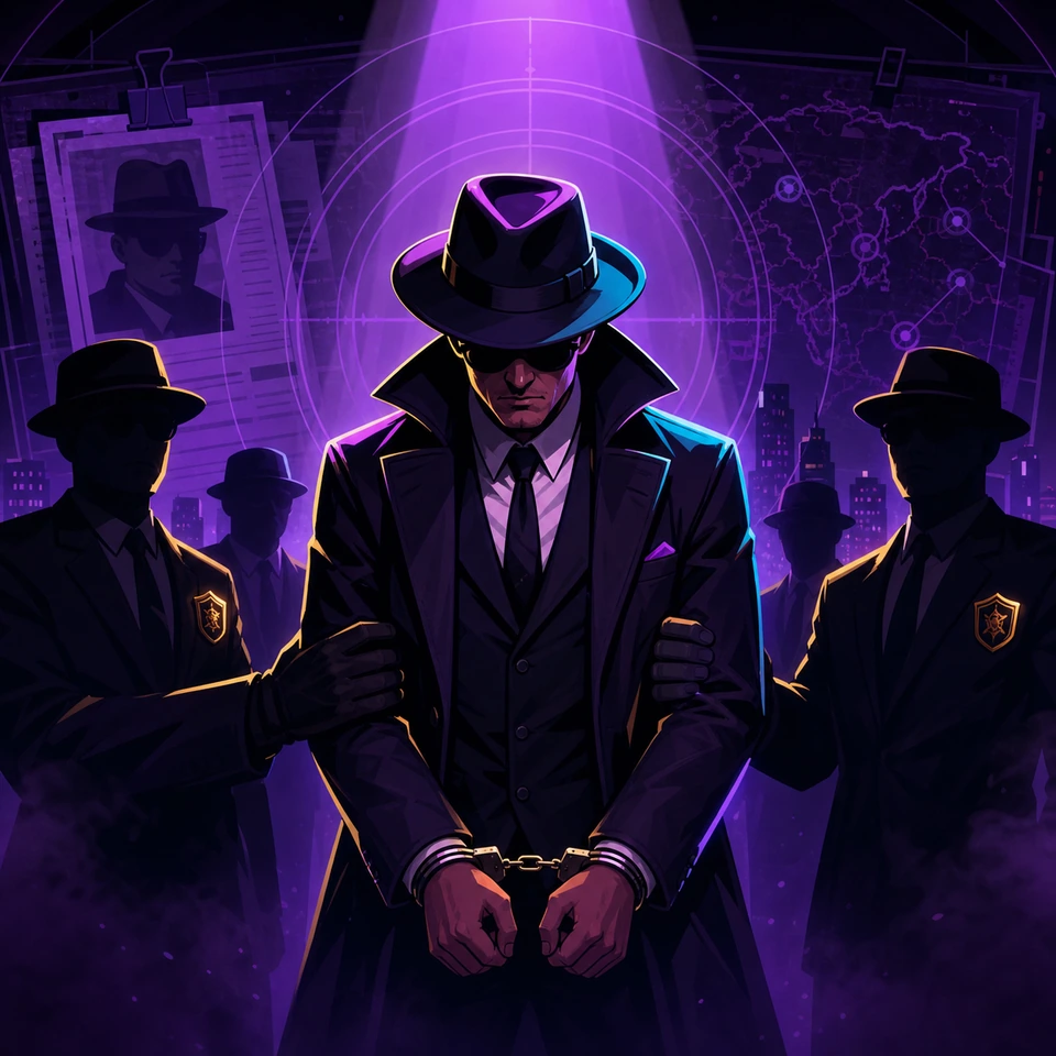 Spy Instant result artwork showing the spy caught outcome